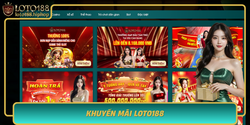Khuyen Mai Loto188 Uu Dai Tan Thu Hoan Tra Tri An Hap Dan
